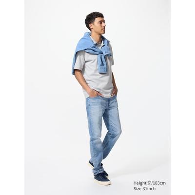 Uniqlo - Slim Fit Jeans - Blue - 34inch