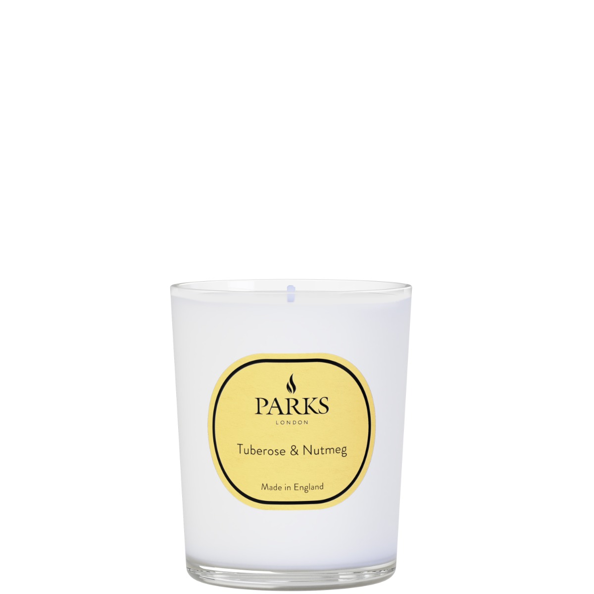 Parks Candles Floral Tuberose & Nutmeg Candle - White, Size: 180g Wax - Size 180g | Parks Candles Sale | Discount Designer Brands
