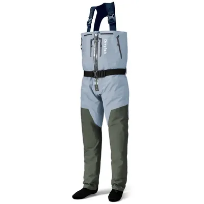 Zippered Chest Wader for Fishing Breathable Outdoor Stockingfoot Stout Wader Big Tall Men Wade Pants