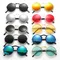 Flip-Up Sonnenbrille Metallrahmen runde Sonnenbrille UV-Schutz Kreis Brille Steampunk Sonnenbrille für Männer Frauen Sonnenbrillen Brillen