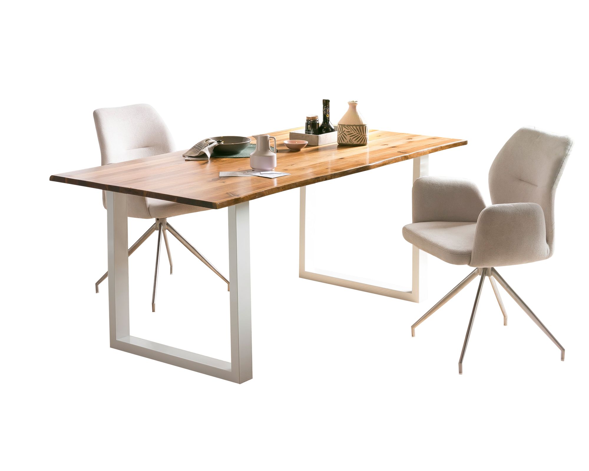 SalesFever »Wesley« Esstisch Akazie 180x90 cm Image