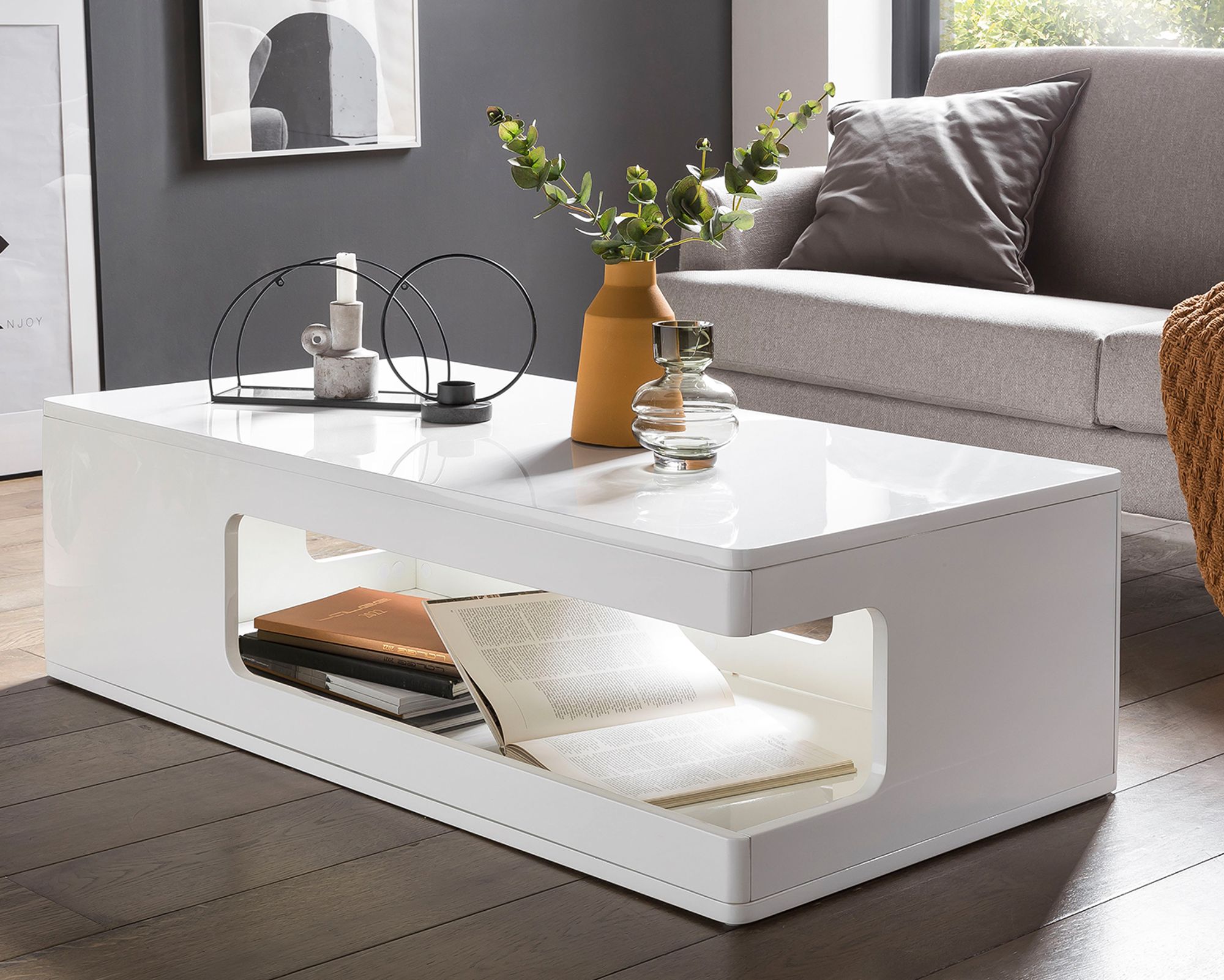 SalesFever »White Line« Couchtisch 120x35x60 cm