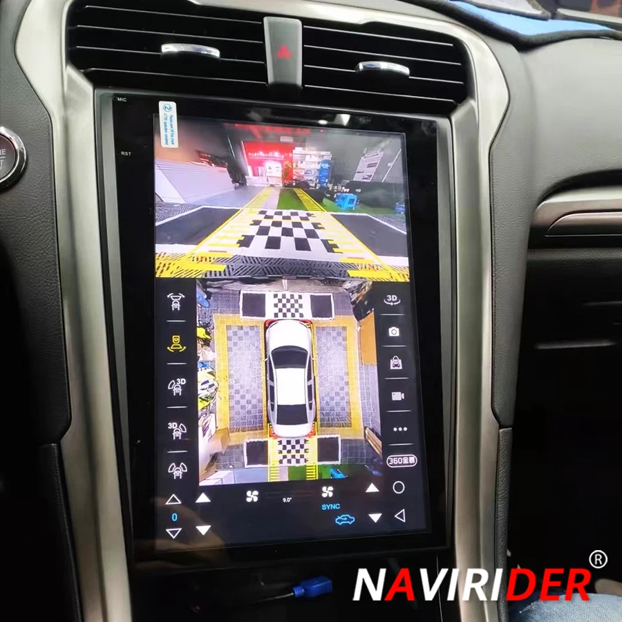 12,1 "Tesla Stil Android 14 Multimedia Bildschirm Für Ford Mondeo Fusion Auto Radio Auto Dvd-Player GPS Navigation stereo 4G 2013 + Image