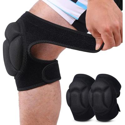 2 Stück schützende Knieschoner, kollisionssicherer dicker Schwamm-Knieschoner für Gartenarbeit,