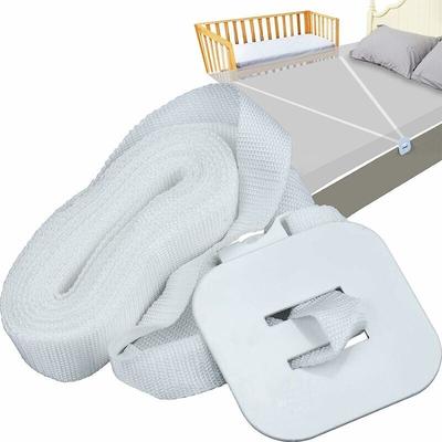 Ontway - 6M Co-Sleeping-Bettgurt, verstellbarer Babybettgurt, zusätzliche Bettbefestigung, weißer Image