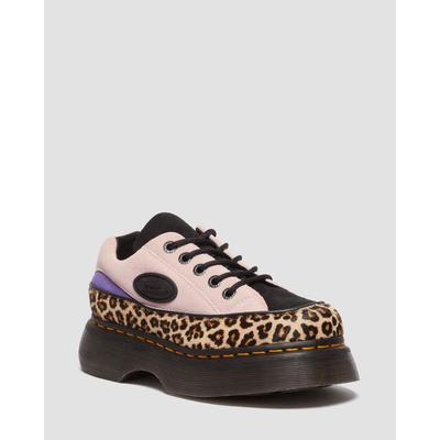 Leather Buzz 5-Eye Leopard And Suede Shoes