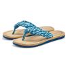 Badezehentrenner ELBSAND, Damen, Gr. 43, blau (petrol), Obermaterial: 100% Textilmaterial. Futter: 100% Textilmaterial. Decksohle: 100% Synthetik. Laufsohle: 100% Synthetik, gemustert, casual, Schuhe, Sandale, Pantolette, Badeschuh ultraleicht VEGAN