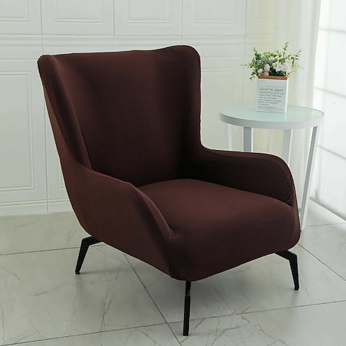 Hochelastische Jacquard-Sesselbezüge mit hoher Rückenlehne, 1-teilig, moderner Sofabezug für Einzelsessel, waschbarer Möbelschutz für Wohnzimmer und Schlafzimmer Image