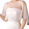 Hochzeitsumhang, Brautumhang aus Kunstperlen, kurzer Schulterüberwurf, Umhang mit Perlen, Abendtuch, Schal, Kleid, Abschlussball, Party-Accessoires für Frauen