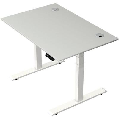 Kerkmann Steh-Sitztisch »Move 2 Plus« 120 x 80 cm - Gestell weiß grau, 120x127x80 cm