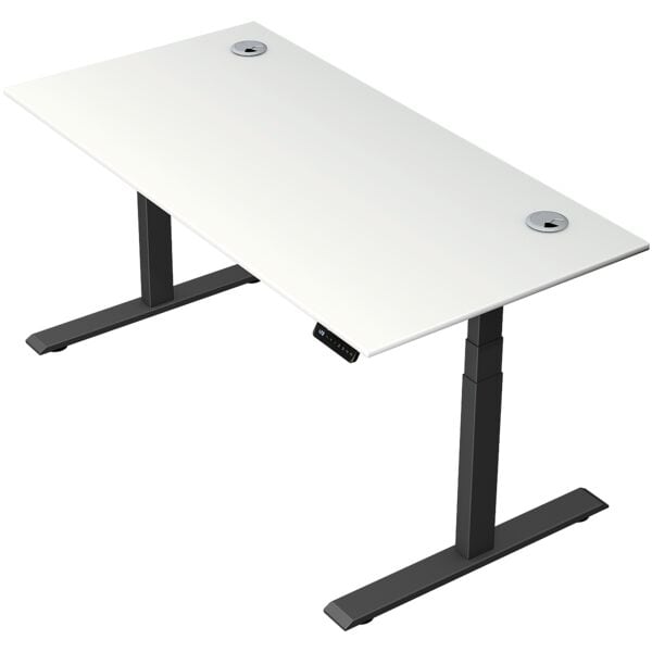 Kerkmann Steh-Sitztisch »Move 2 Plus« 160 x 80 cm - Gestell anthrazit weiß, 160x127x80 cm