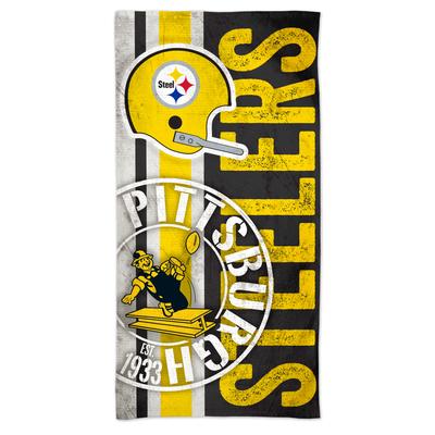 Pittsburgh Steelers Retro-Strandtuch Image