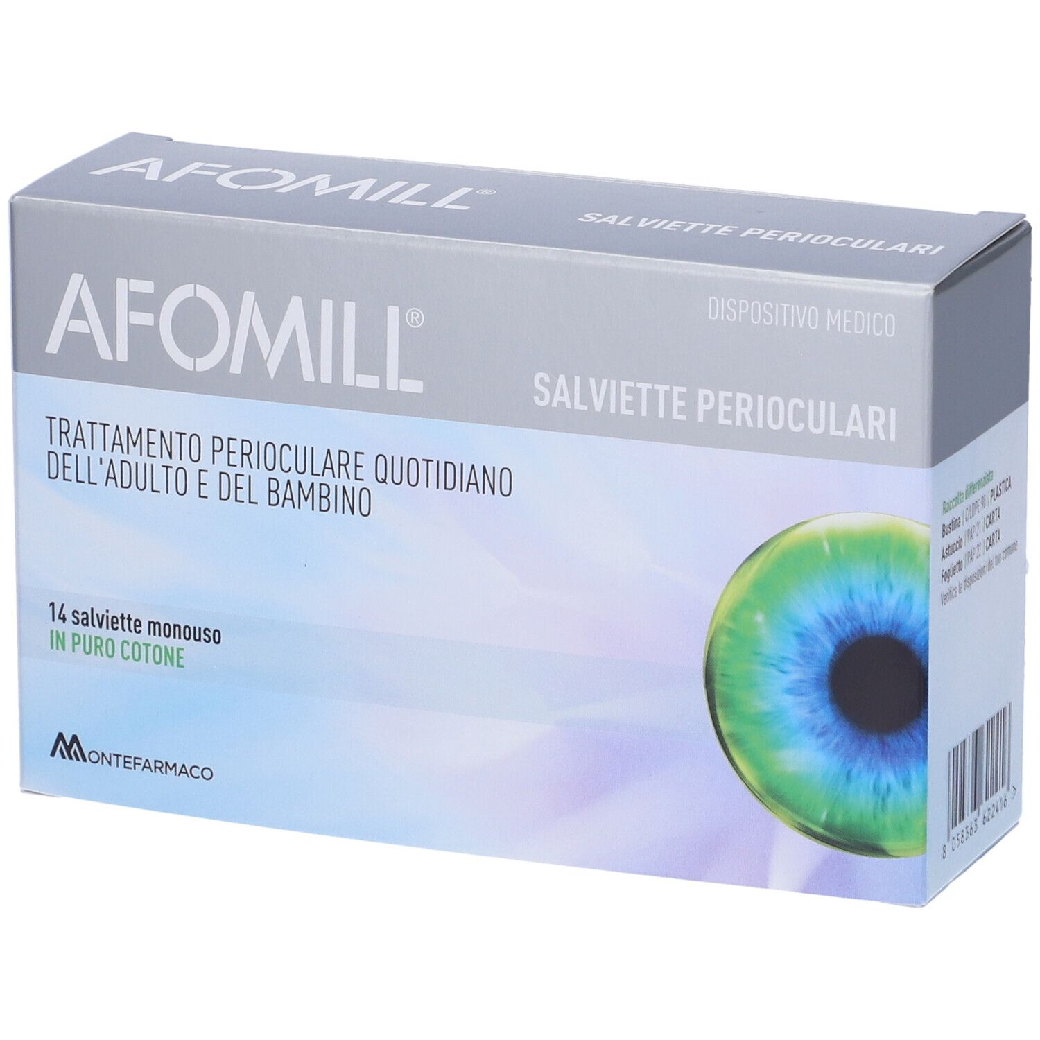 Afomill Salviettine Perioculari Monouso 14 pz Salviette