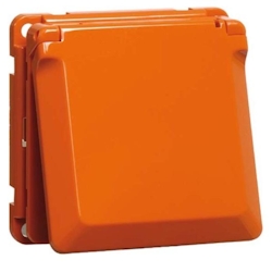 Peha SCHUKO-Steckdose orange D 6711.33 K 00632411 Image