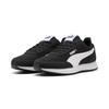 Sneaker PUMA "R78 LIGHTWIND", Gr. 47, schwarz-weiß (puma schwarz, puma weiß), Textil, sportlich, Schuhe