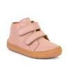 Barfußschuh FRODDO "Barfeoot First Step", Kinder, Gr. 25, rosa, Leder, unifarben, klassisch, Schuhe, Klettschuh, Babyschuh mit herausnehmbarer Innensohle