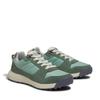 Sneaker TIMBERLAND "RETRO SWIFT LOW LACE UP SNEAKER", Gr. 38, lt grün woven, Leder, Textil, sportlich, Schuhe
