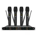 ERZHEN Sistema microfonico wireless UHF professionale microfono lavalier portatile microfono da palco per feste karaoke domestico wireless