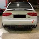 Per Audi A4 S4 B8.5 Berlina 4 Pintu 2012-2016 Auto Diffusore Posteriore Paraurti Splitter Mento Spoiler Labbro Nero Shunt Paraurti Posteriore labbro
