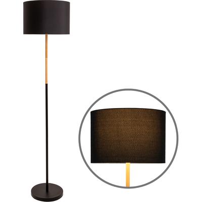 NÄVE Stehlampe "Tessile", schwarz, Lampen, Standleuchte Stehlampe