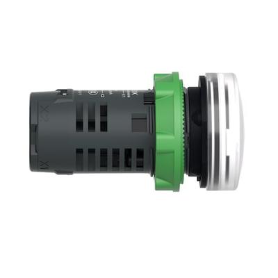 SCHNEIDER ELECTRIC XB5EVG1 Pilot Light,White,LED Lamp Type