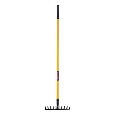 WESTWARD 822H59 Garden Level Head Rake,Steel,61 in