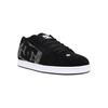 Sneaker DC SHOES "Net", Gr. 10(43), schwarz, monogram, 52.5% Leder, 47.5% Synthetikmaterial, Schuhe