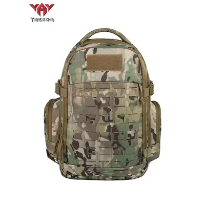 YAKEDA Assault Tactical Molle Backpack Fans 600D Sports Outdoor Bag High Capacity Tourism Hiking