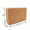 Cork Yoga Block Single Block Body Building High Density Non Slip Supportive Soft for Stretching Fitness Workout Indoor Sports