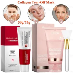 Masque peel off au collagène hydratant coréen, soins de la peau, enveloppe de nuit, hydrolysé