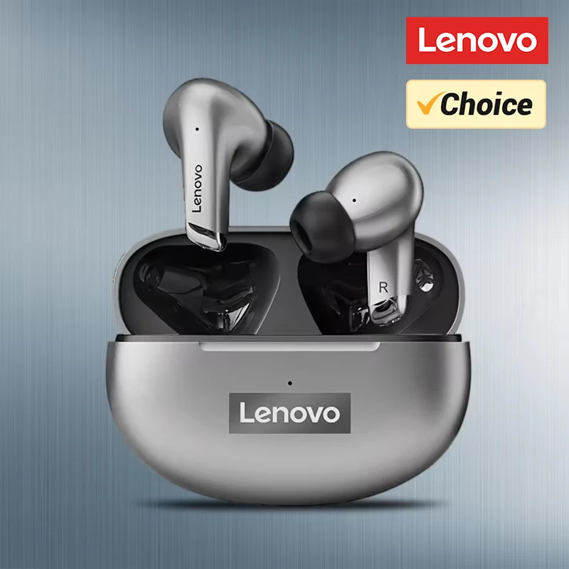 Choice Lenovo LP5 Drahtlose Bluetooth-Ohrhörer HiFi-Musikkopfhörer mit Mikrofon Kopfhörer Sport Wasserdichtes Headset Business Typ-C Image