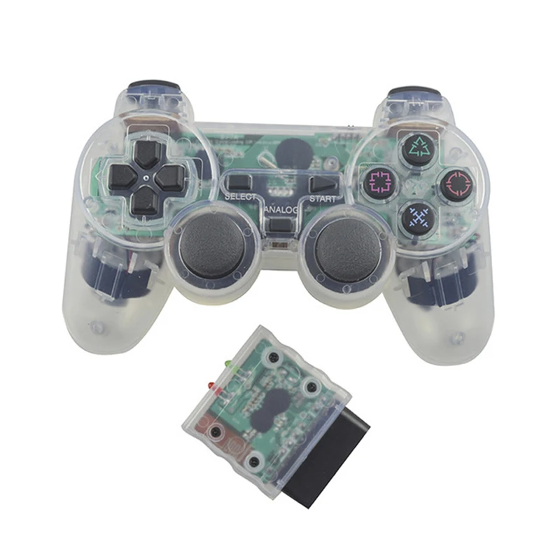 2.4Ghz Wireless Gamepad for PS2 Controller for Playstation 2 Console Joystick Double Vibration Shock Joypad Wireless Controle