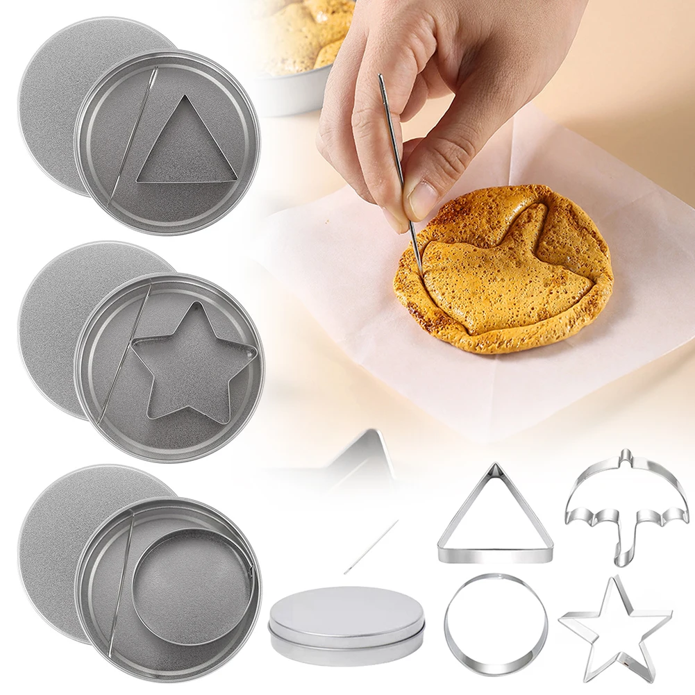 1 Set Zuckerplätzchenform, Süßigkeiten-Keksformen, Zuckerspielset, koreanische Wabenkekse, Spielset für Tintenfisch, koreanische TV-Fans und Kinder Image