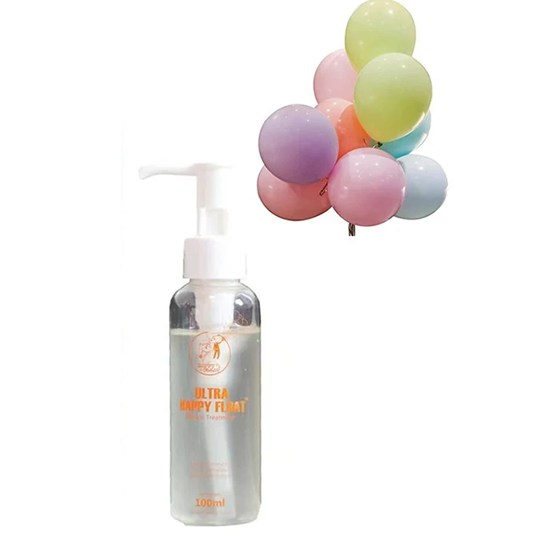 100 ml mit Pumpe, nicht korrosiv, professionelle Heimparty, umweltfreundliche Heliumballons, Schutzflüssigkeit, verlängert die Schwimmzeit Image