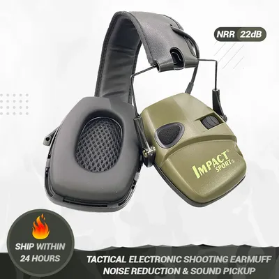 Taktischer Anti-Lärm-Ohrenschützer für Jagd-Schießkopfhörer. Geräuschreduzierung, elektronischer Gehörschutz Image