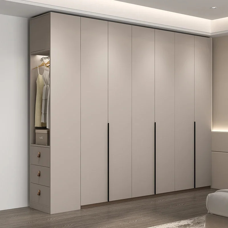 Moderne Nordic Kleiderschrank Einfache Günstige Holz Regal Regale Kleidung Tür Schlafzimmer Stoff Schrank Schmuck Muebles Möbel Für Zimmer