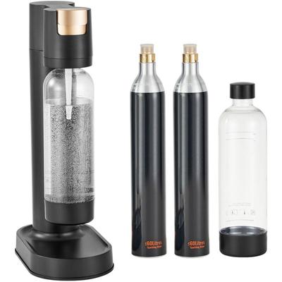 Mophorn - Sprudelwassergerät, Sodamaker-Maschine zum Sprudeln zu Hause, Sprudelwasser-Set mit 2 Image