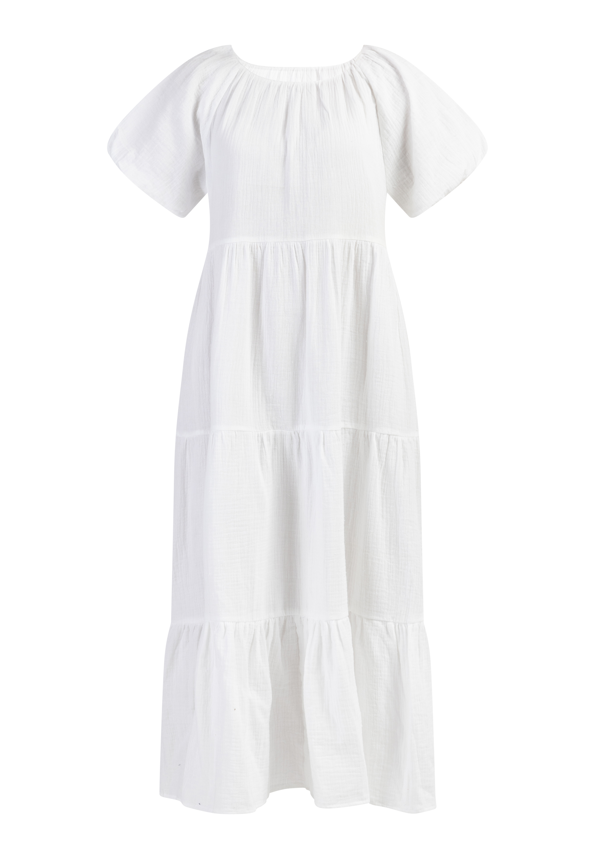 Dreimaster Maxikleid Damen weiss Image