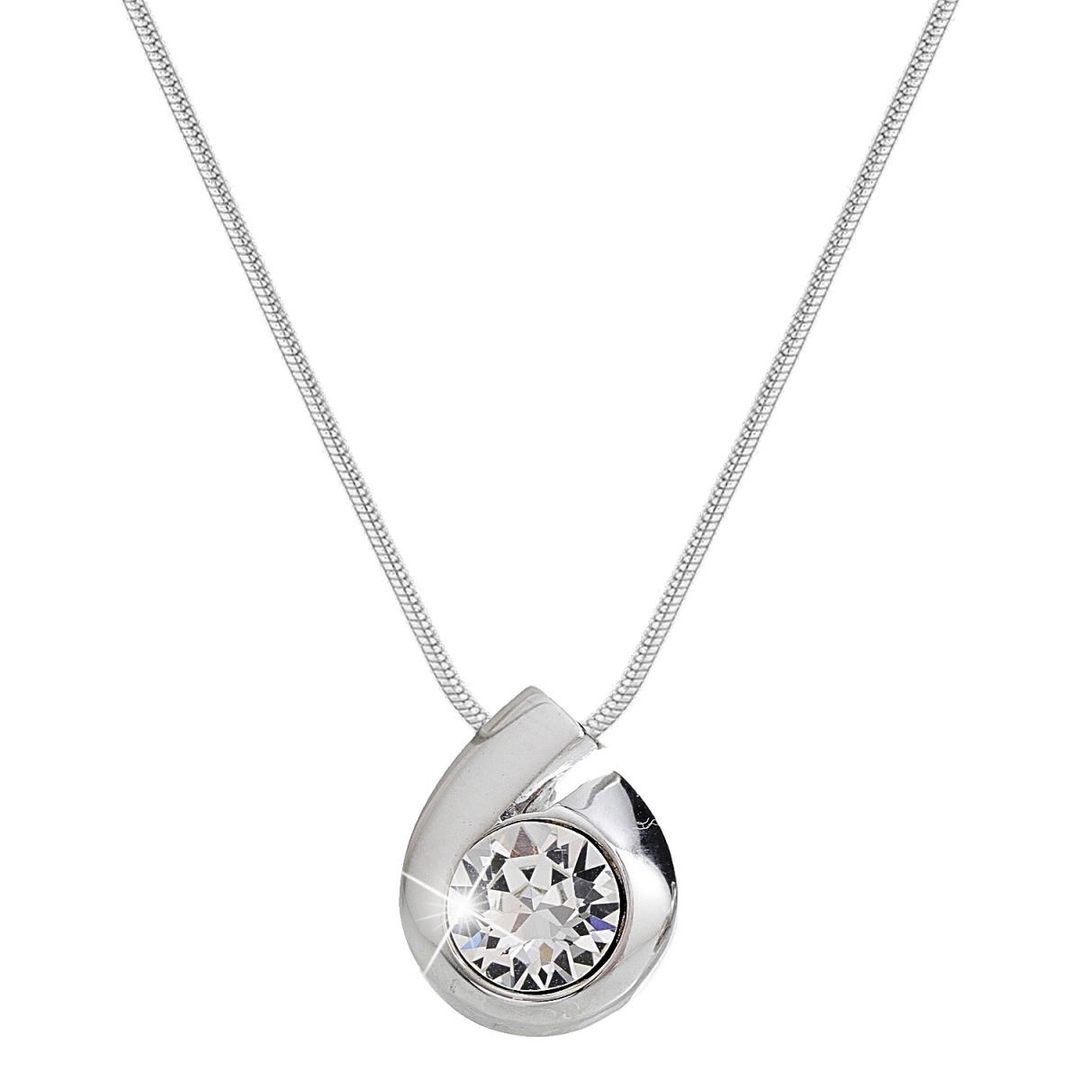 Halskette Solitaire mit Swarovski-Kristallen Image