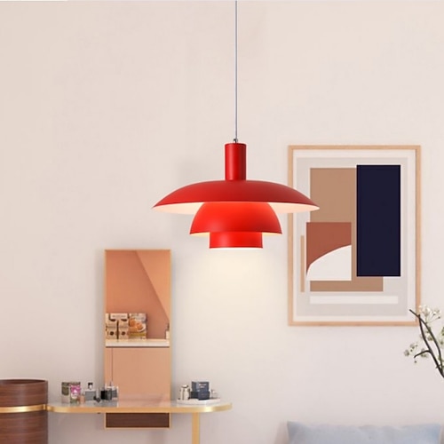 ph5 Pendelleuchte mit Glühbirnenfarbe moderne Pendelleuchte minimalistische UFO-Deckenbeleuchtung geeignet für Wohnzimmer Esszimmer Esszimmer 110V-220V Image