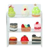 hengtong Dollhouse Cake Cabinet 1/12 Scale Gifts Photo Props Ornament Scenery Layout Mini