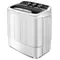 Portable Mini Twin Tub Washing Machine Compact Washer Spin Dryer 13lbs 240W 5lbs Spin Time Adjustable Dorm Apartment RV Camping
