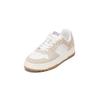 Sneaker MARC O'POLO "aus hochwertigem Rindleder", Damen, Gr. 41, dry sand, weiß, Obermaterial: 100% Leder (Rind), unifarben, Schuhe
