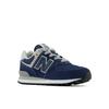 Sneaker NEW BALANCE "PC574", Gr. 29, blau (navy), Leder, Textil, sportlich, Schuhe
