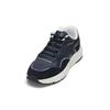 Sneaker MARC O'POLO "aus Rindleder und Mesh", Damen, Gr. 37, blau (navy), Obermaterial: 95% Leder (Rind), 5% Polyamid, unifarben, Schuhe