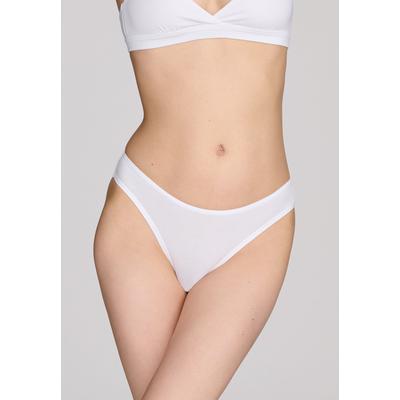 Plus Size Women's The Thong- Cotton by CUUP in Salt (Size 1 / XS)