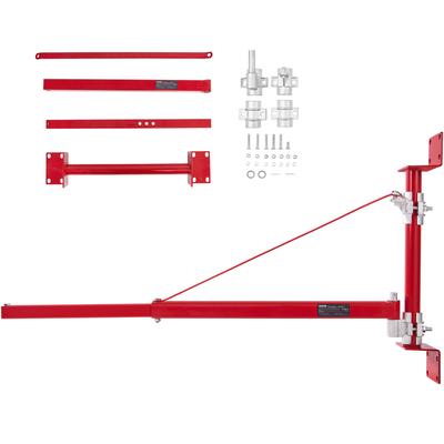 TEMU Vevor Electric Winch , Capacity 300kg, Swivel Arm Winch Support With Pole, Steel Lifting Frame, Lifting Arm For Workshop, Garage Image