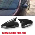 2x copertura specchietto retrovisore laterale nero lucido per Volkswagen Golf 8 MK8 GTI GTD GTE TSI TDI R 2020-2022 tappo specchietto retrovisore laterale Shell