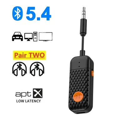 Bluetooth 5.4 Aux-Adapter, kabelloser Auto-Bluetooth-Empfänger, 3,5 mm Klinke, Audio-Mikrofon, Image