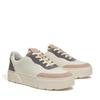 Sneaker TIMBERLAND "LAUREL COURT LOW LACE UP SNEAKER", Gr. 39, nat lthr dk gry, Leder, Synthetik, sportlich, Schuhe